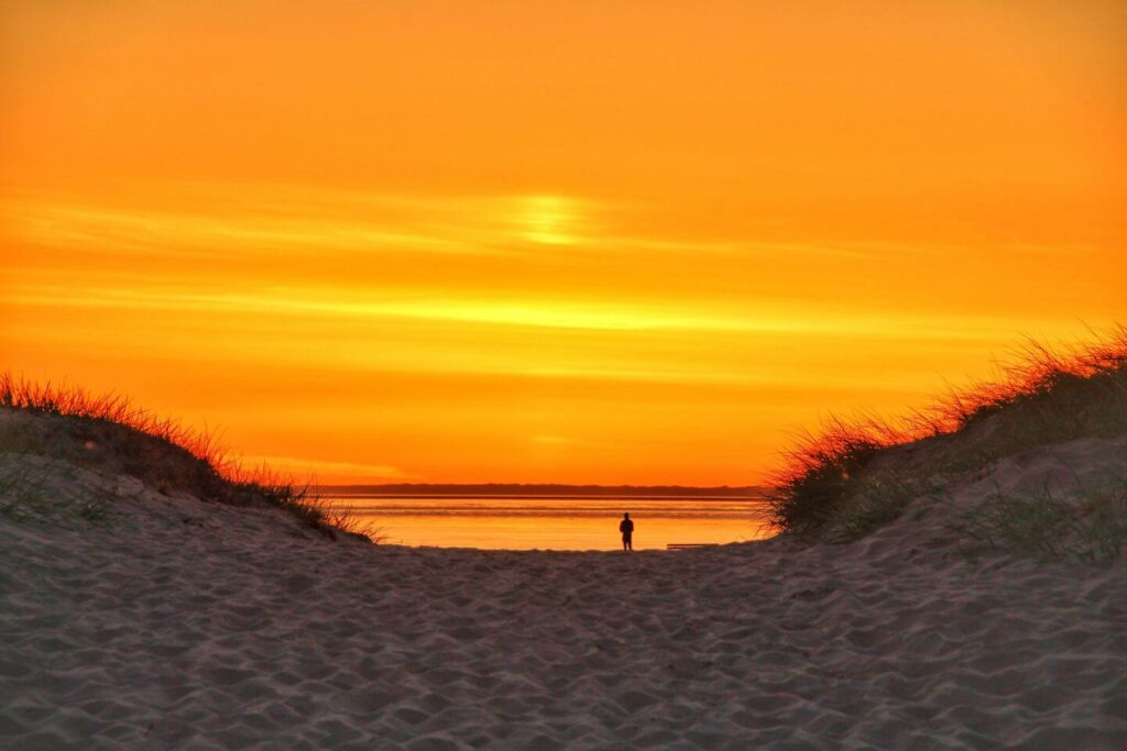 Strand Norddeich Sonnenuntergang