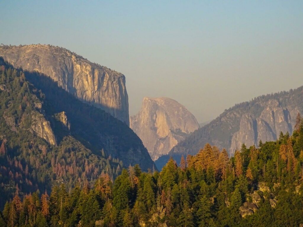 Yosemite Nationalpark Sonnenuntergang