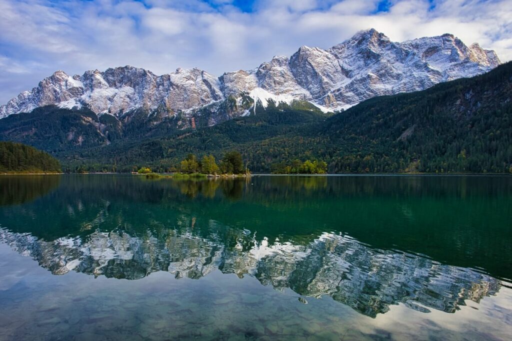 Eibsee mit Zugspitze