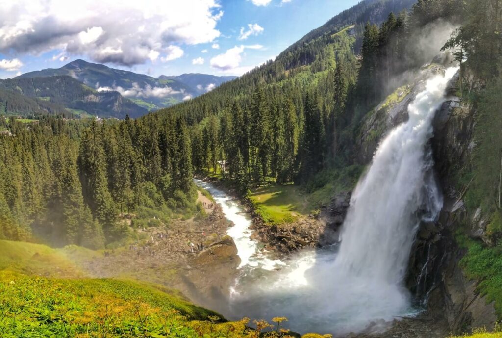 Krimmler Wasserfälle in Österreich