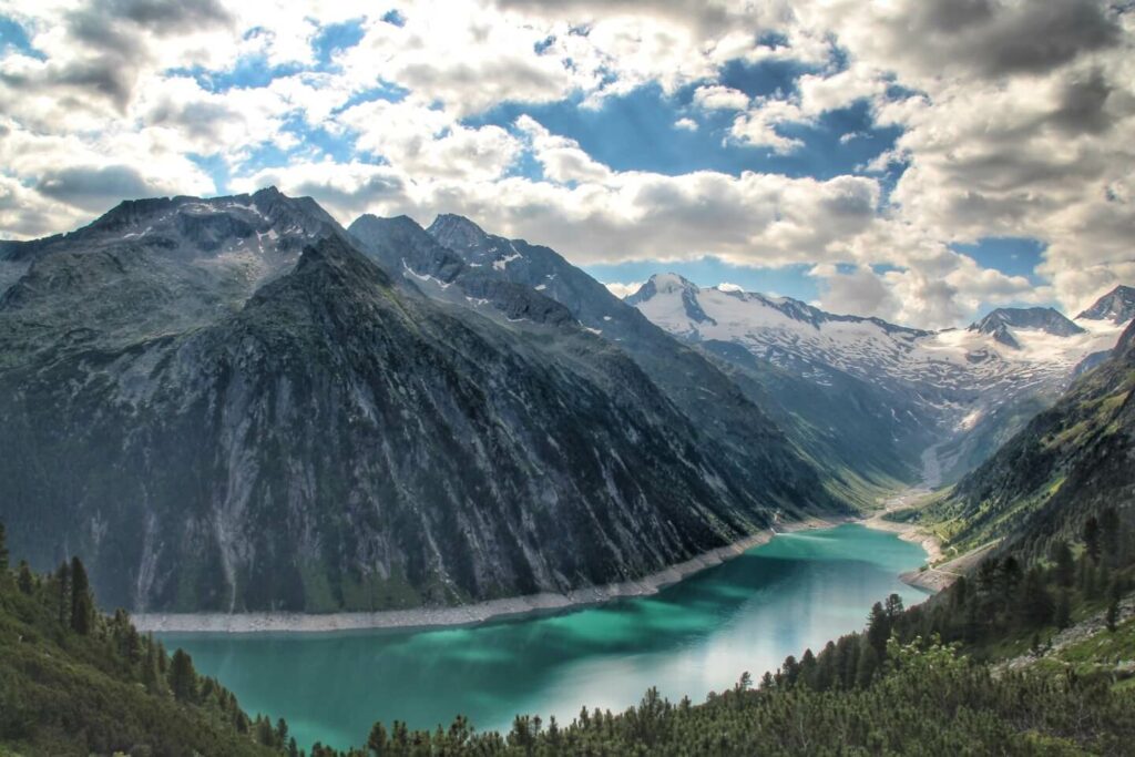 Schlegeis Stausee in Österreich
