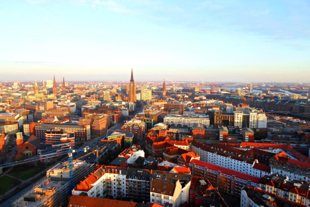 Hamburg von oben