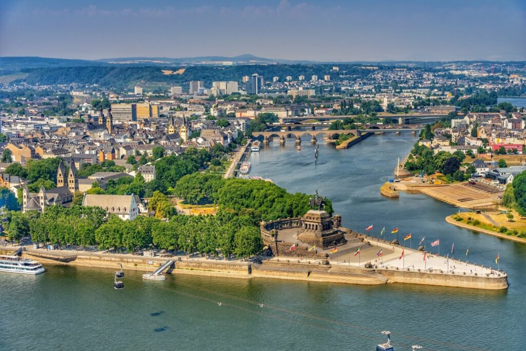 Koblenz deutsches Eck