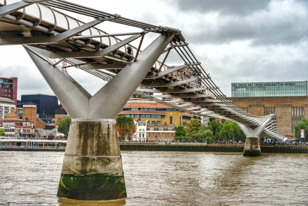 Sehenswürdigkeit in London Millennium Bridge