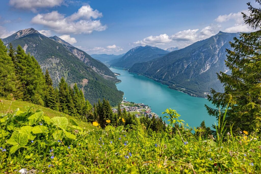 achensee-oesterreich-von-oben